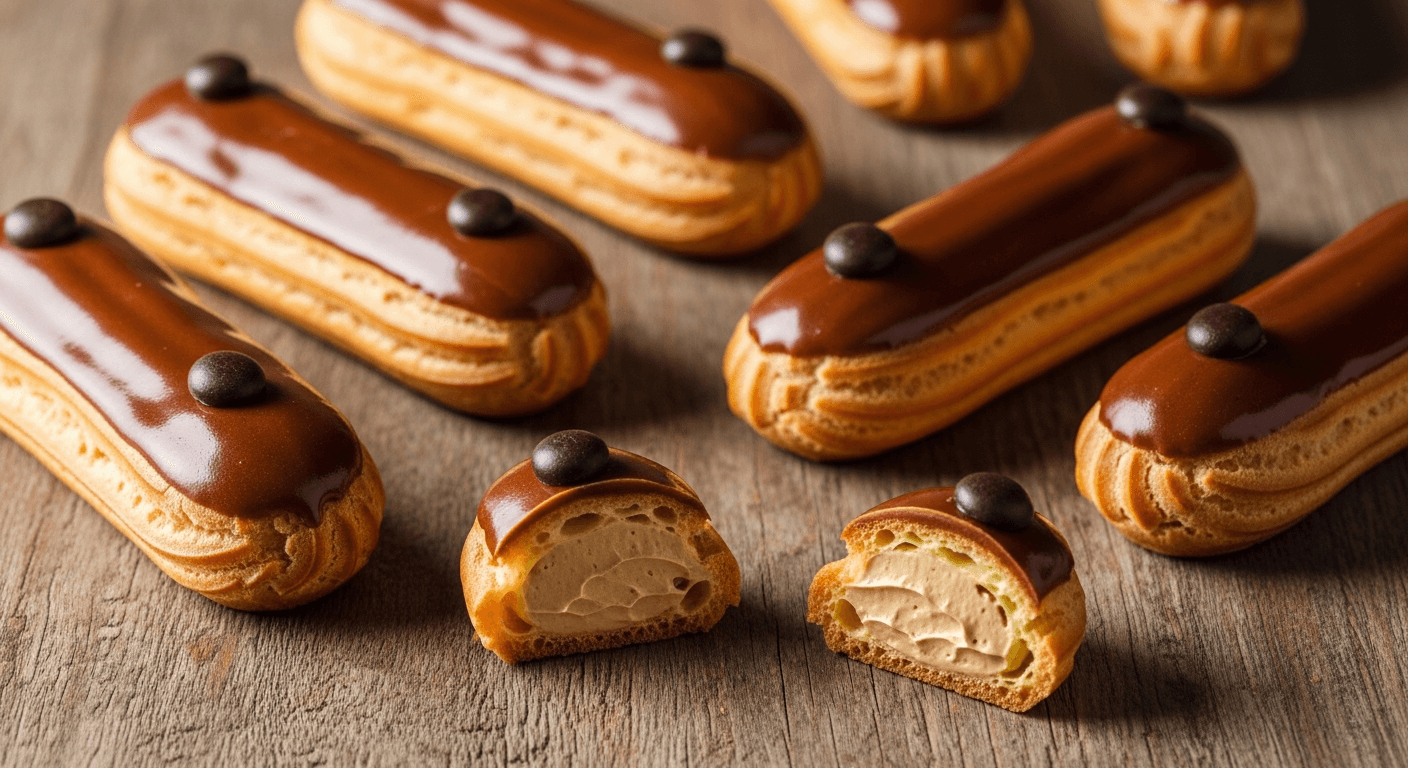 Éclairs au Café Maison : L'Élégance de la Pâtisserie Française Réinventée