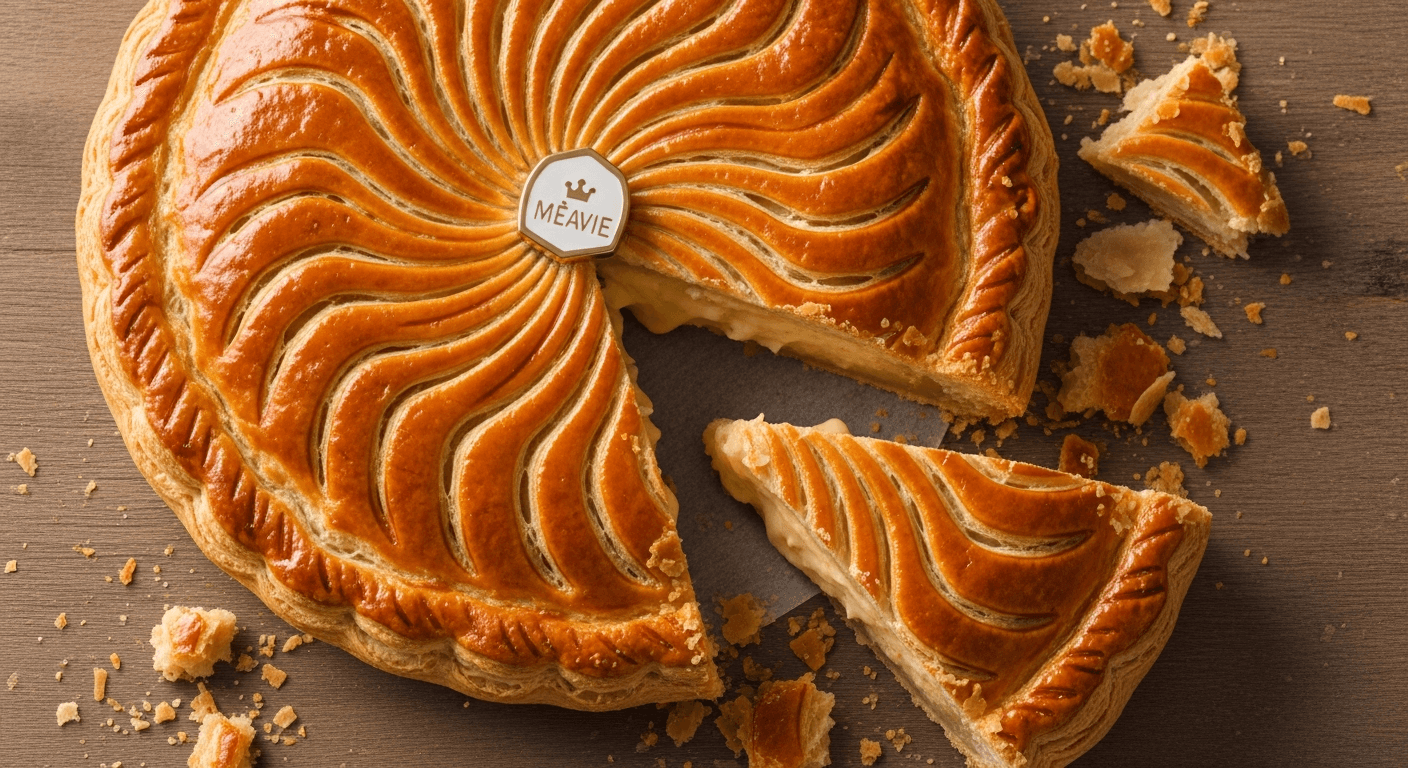 Galette des Rois Traditionnelle à la Frangipane Vanille & Rhum