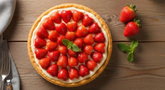 Tarte aux Fraises Fraîches et Crème Pâtissière Vanille : Un Classique Gourmand