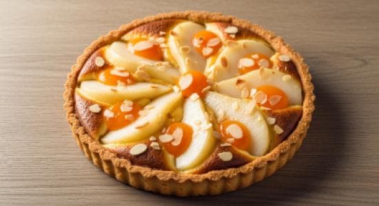 Tarte Bourdaloue aux Poires et Crème d'Amande : Un Classique Réconfortant