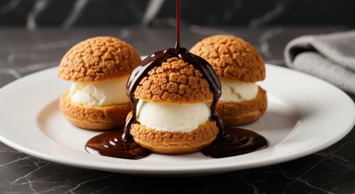 Profiteroles Royales : L'Élégance Classique d'un Dessert Français