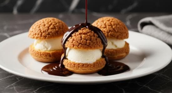 Profiteroles Royales : L'Élégance Classique d'un Dessert Français