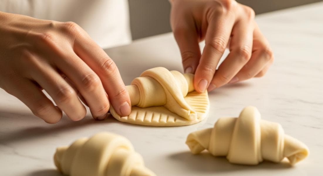 Façonner les croissants