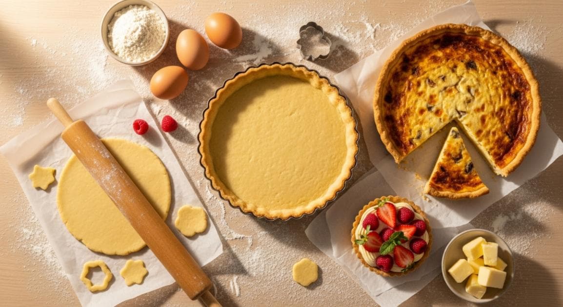 La Pâte Brisée Inratable : Votre Alliée en Cuisine Salée et Sucrée