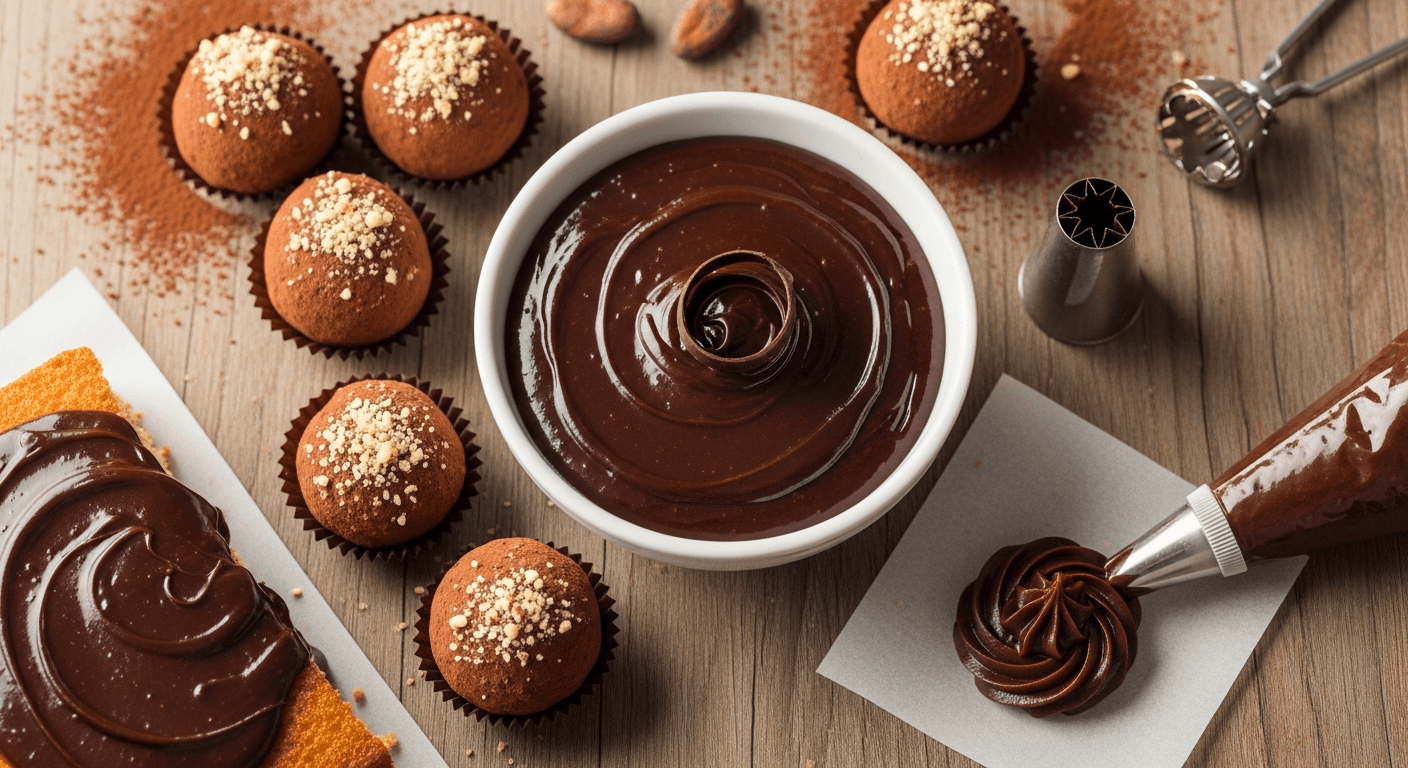 Ganache Chocolat Noir Intense : La Recette Maîtrisée pour des Desserts Sublimes