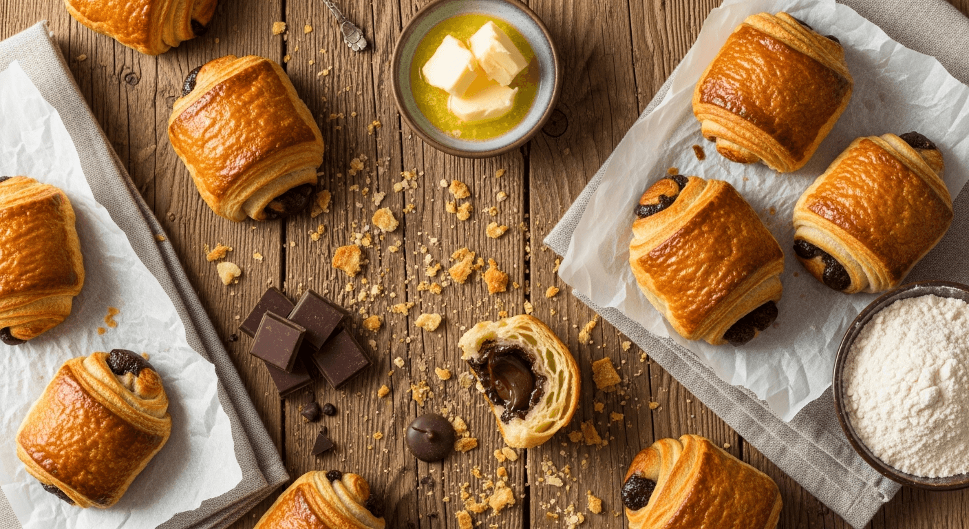 Pain au Chocolat Maison : La Recette Authentique pour un Feuilletage Parfait