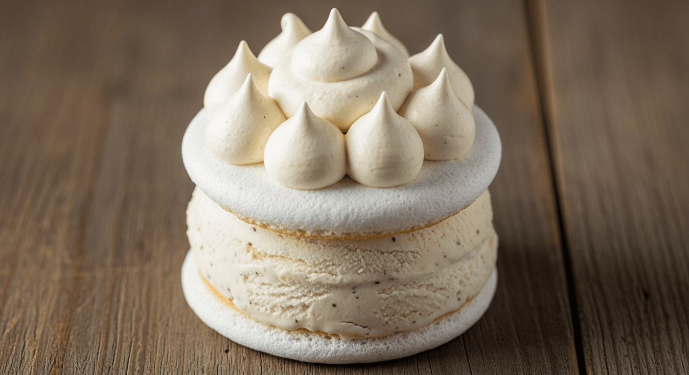 Vacherin Glacé à la Vanille: L'Élégance Givrée Faite Maison