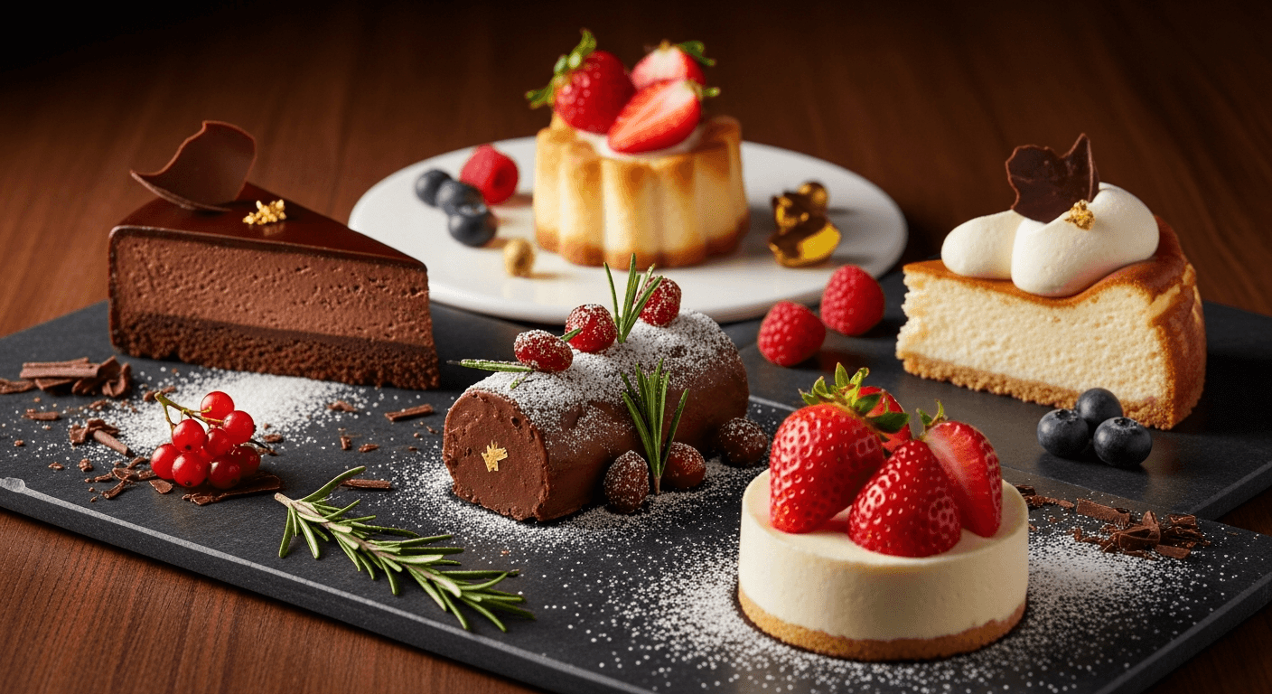 Desserts de Fête Background