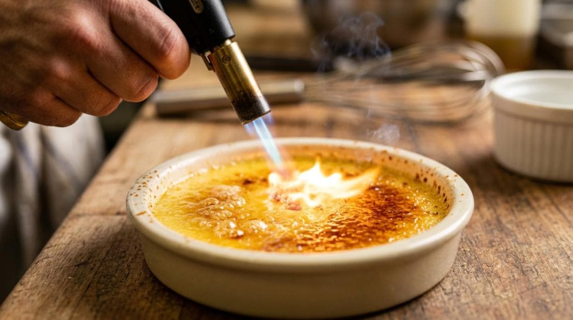 Ma délicieuse crème brulée