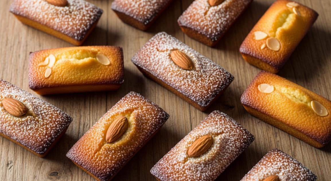 Financiers Classiques au Beurre Noisette : L'Élégance Dorée et Moelleuse