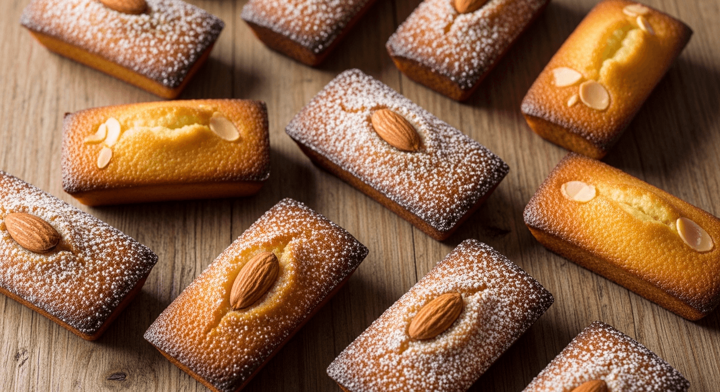 Financiers Classiques au Beurre Noisette : L'Élégance Dorée et Moelleuse